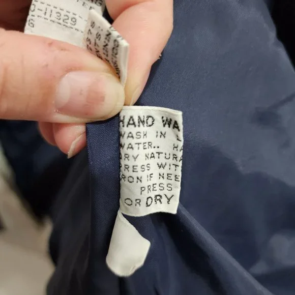 Vintage Golden Collection Pioneer Wear Women's Puffer Ski Vest Blue White Sz XL - Picture 14 of 15